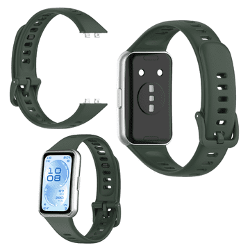 Silikonski pašček za Huawei Band 11 / Band 11 Pro, zelene barve