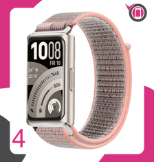 Pašček za Huawei Band 11 / Band 11 Pro iz najlona, črne barve za pametno uro