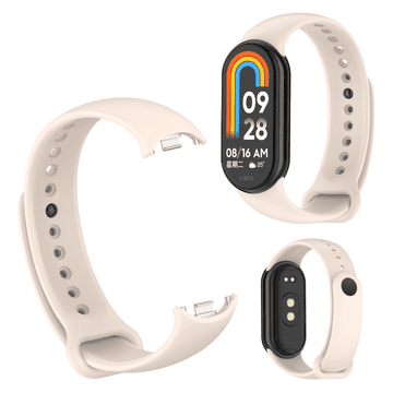 Silikonski pašček za Xiaomi Mi Band 8/9/10, močan in vzdržljiv za uro