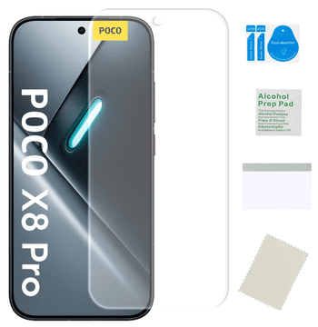 Zaščitna folija za XIAOMI POCO X8 PRO 5G s hidrogelnim premazom, trdna TPU