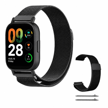 Pašček za Hoco Y27/Y26/Y24/Y21/Y18 kovinski pašček 22 mm črne barve