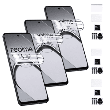 Zaščitna folija za REALME 16 5G na zaslonu hidrogel, močna, trpežna TPU, 3 kosi