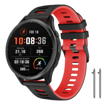 Pašček za Garmin Venu 3 45 mm, barve paščkov, silikonski, močan 22 mm