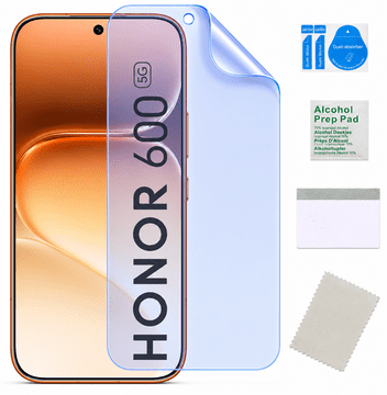 Zaščitna folija za HONOR 600 5G na zaslonu hidrogel, odporna proti modri barvi, trpežna TPU folija