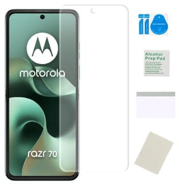Zaščitna folija za MOTOROLA RAZR 70 5G hidrogelna zaščitna folija za zaslon, močna in trpežna TPU