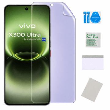 Zaščitna folija za zaslon VIVO X300 ULTRA, hidrogel, trpežen TPU, z zaščito pred modrimi odtenki