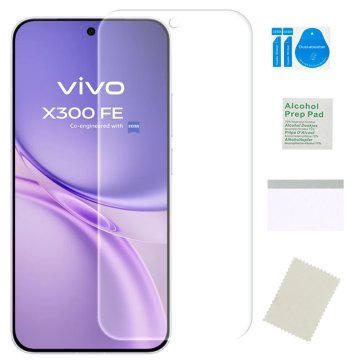 Zaščitna folija za VIVO X300 FE 5G iz hidrogela, močna, vzdržljiva in trdna.