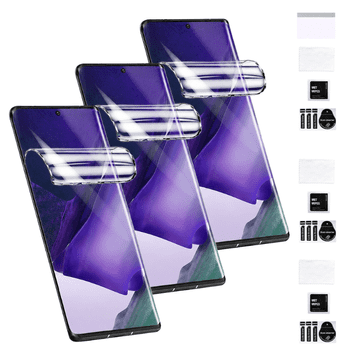 3X zaščitna folija za SAMSUNG GALAXY NOTE 20 ULTRA na zaslonu hidrogel TPU