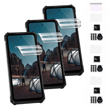 3X zaščitna folija za ULEFONE Armor 24 za zaslon, hidrogel, trpežna, močna TPU