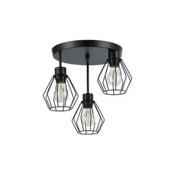master LED Viseča svetilka 3xE27 za LED IP20 OTTO okrogla črna