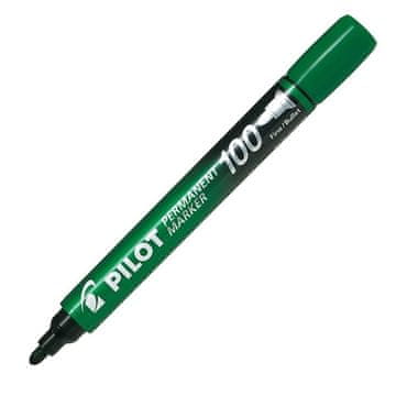 Pilot Permanentni marker 100, okrogel, zelen
