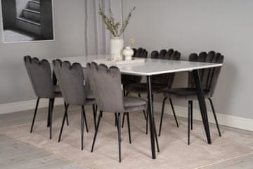 Venture Design Jedilna miza 180x90x75 cm bela