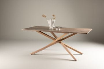 Venture Design Jedilna miza 90x180 cm rjava