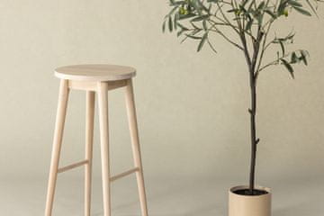 Venture Design Barski stol Mollösand 36x36x75 cm bel