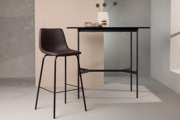 Venture Design Barski stol 2 kosa 48x47x103 cm rjav
