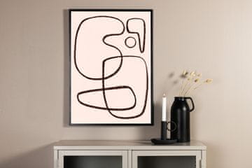 Venture Design Poster linijska umetnost 70x100 cm bela