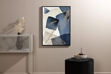 Venture Design Plakat Blue swirl 30x40 cm Bež