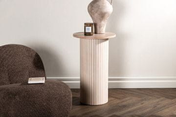 Venture Design Stranska miza Bianca 65x40 cm bela