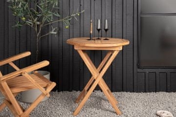 Venture Design Kavni mizica Kenya 70x70 cm rjava