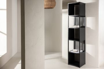 Venture Design Polica Buenos Aires 40x185x40 cm Črna