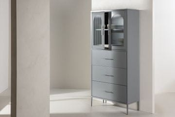 Venture Design Omara La Paz 35x160x70 cm svetlo siva