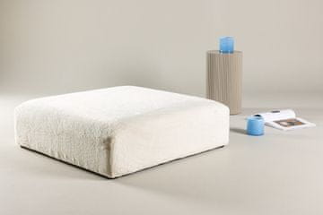 Venture Design Tabure 100x100x30 cm Bež, flis