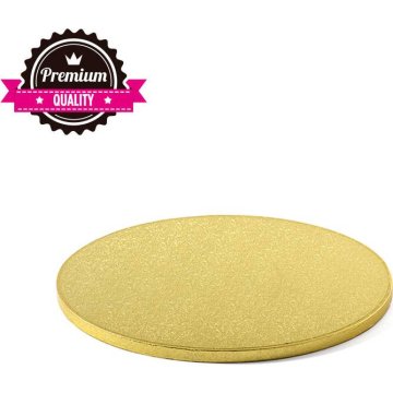 Decora Zlata podloga za torto 25cm debeline 1,2cm -