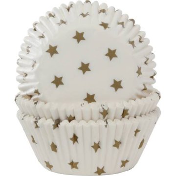 House of Marie Košarice za mafine Gold Star 50x33 mm -