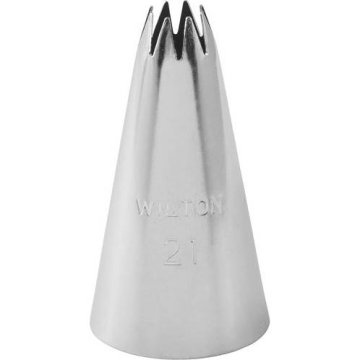 Wilton Okrasna konica OPEN STAR TIP #21 CRD -