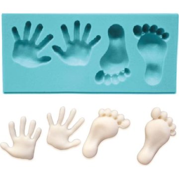 Silikonski model za noge in roke 7x3cm - Cakesicq