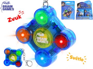 Brain games Obesek za ključe s testom spomina 5x5 cm - na baterije