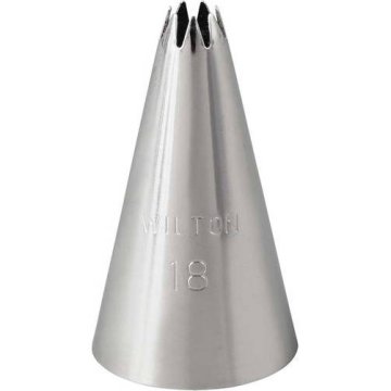 Wilton Okrasna konica OPEN STAR TIP #18 CRD -