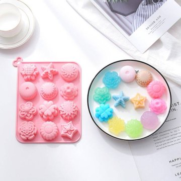 Silikonski kalup za sladkorne rože 3,5x3cm - Cakesicq