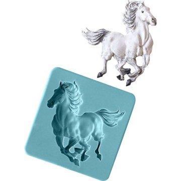 Silikonski kalup konj teče 7x7cm - Cakesicq