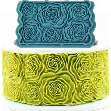 Silikonski model za površine rose 17,5x10,5cm - Cakesicq