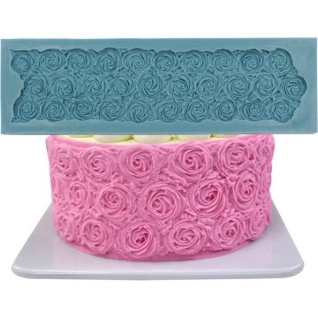 Silikonski model za površine rose 32,5x9,5cm - Cakesicq
