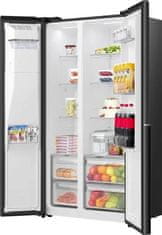 Gorenje NRS9E6BX prostostoječi Side-by-Side hladilnik