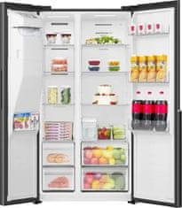 Gorenje NRS9E6BX prostostoječi Side-by-Side hladilnik