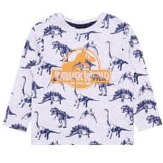 Jurassic World 2x Temno modro-siva fantovska pižama JURASSIC WORLD, certifikat OEKO-TEX 98