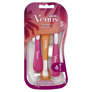 Venus Smooth Miami brivniki za enkratno uporabo 6 kosov