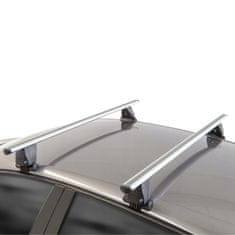 Menabo Bagażnik dachowy do DS 8 2025- aluminium Delta 135 cm owalny montaż za ranty