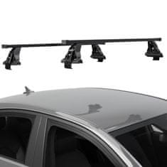 Menabo Bagażnik dachowy do Citroen C3 (Mk4) E-C3 od 2024 stal Omega 130 cm za ranty