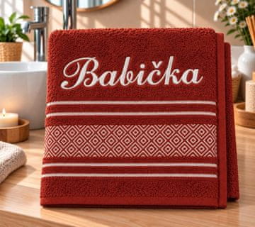 Frotirna brisača v obliki mozaika z imenom DOJENČKA - 50x100 cm