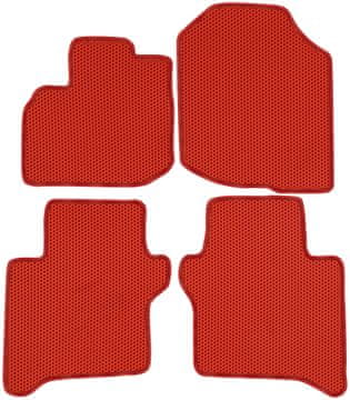 Honda City V Sedan od letnikov 2008 do 2013. Namenske preproge - EVA SATJE RDEČE