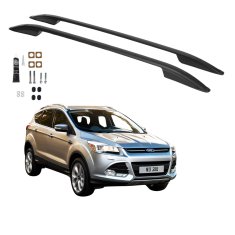 CAN Strešne nosilce za Ford Kuga SUV od leta 2013 do 2019, črne barve