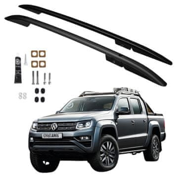 CAN Strešne nosilce za Volkswagen Amarok od leta 2010, črne barve