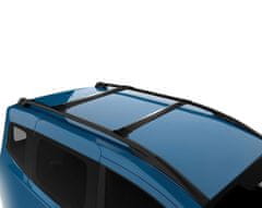 CAN Strešne nosilce za Ford Transit Courier od leta 2014 do 2023, aluminijaste, črne barve