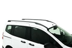 CAN Strešne nosilce za Ford Transit Courier od leta 2014 do 2023, aluminijaste, črne barve