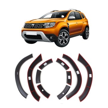 Zaščitne razširitve, pokrovi blatnikov, črni, komplet Dacia Duster 2018 do 2023