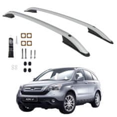 CAN Strešne nosilce za HONDA CRV SUV 2007-2011 aluminijasto srebrne